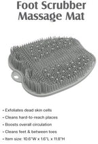 ZENVY Foot Bath Tub and Silicone Foot Scrubber Massage Mat Set - Image 5