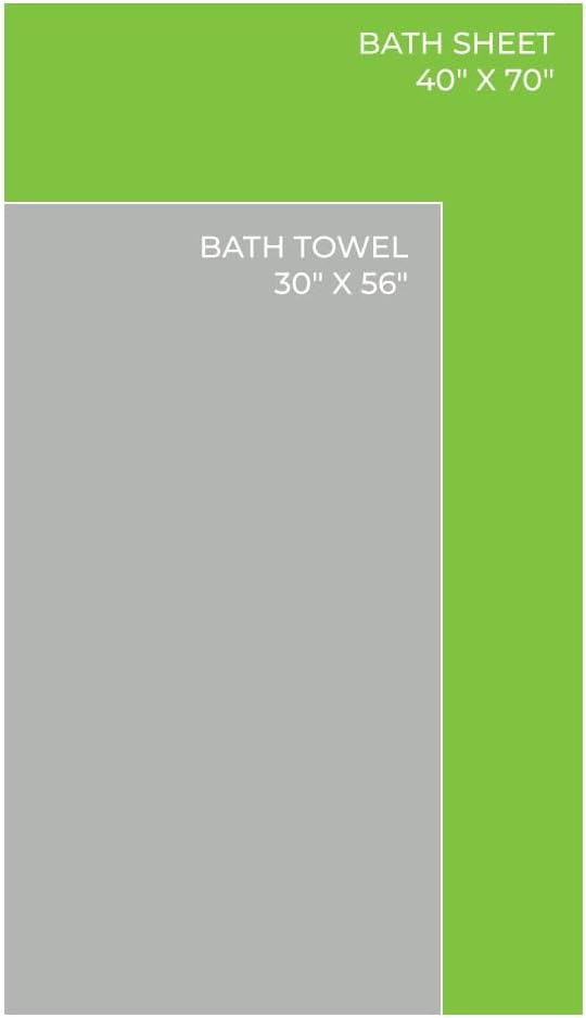 Cariloha Bath Towel | Harbor Gray |28"x54" | Turkish Cotton & Viscose Material - Image 7