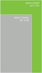Cariloha Bath Towel | White |28"x54" | Turkish Cotton & Viscose Material Blend - Image 7