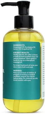 Pure Body Naturals Anti Cellulite Massage Oil, 8 fl oz | 100% Natural Cellulite - Image 7