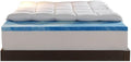 Sleep Innovations Dual Layer 4 Inch Memory Foam Mattress Topper, Full Size by SleepInnovations