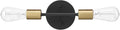 Globe Electric 52085 10" 2-Light Reversible Vanity Wall Light, Matte Black by GlobeElectric