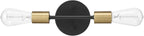Globe Electric 52085 10" 2-Light Reversible Vanity Wall Light, Matte Black by GlobeElectric