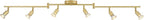 Globe Electric 57505 Payton 6-Light Foldable Track Lighting, Painted Brass - Image 7