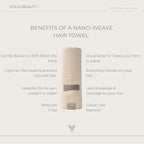 VOLO Hero Hair Towel | Ultra Soft, Super Absorbent, Quick Drying Nanoweave - Image 2