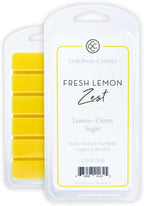 Colonial Candle Fresh Lemon Zest Scented Wax Melts, Wax Melt Warmer Cubes - Image 3