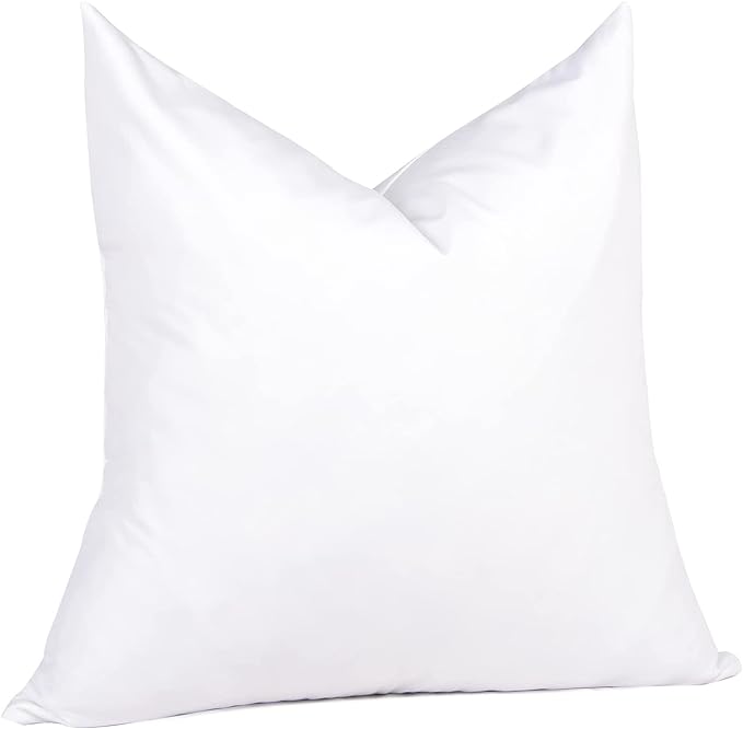 puredown® 26x26 Feather Down Pillow Insert, 1 Pack Euro Pillow Insert by Puredown
