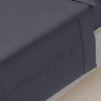 Mattress-Homes Twin XL Flat Sheet Only Cotton Top Sheet 1Pcs, Cool & Breathable by MattressHomes