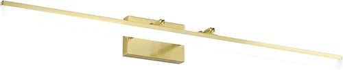 Aipsun Brushed Brass Vanity Light Fixtures 40inch Modern LED Bathroom Fixtures by Aipsun