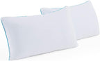 Linenspa Two Pack Shredded Gel Memory Foam Pillow, King Size – Cooling Bed by Linenspa
