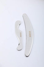 STICKON Gua Sha Stainless Steel 2 Pack Metal Muscle Scraper Tools Set, Scraping - Image 2
