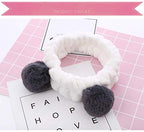 Huachi Headbands Women Washing Face Makeup Girls Baby Cute Elastic Facial Hair - Image 3