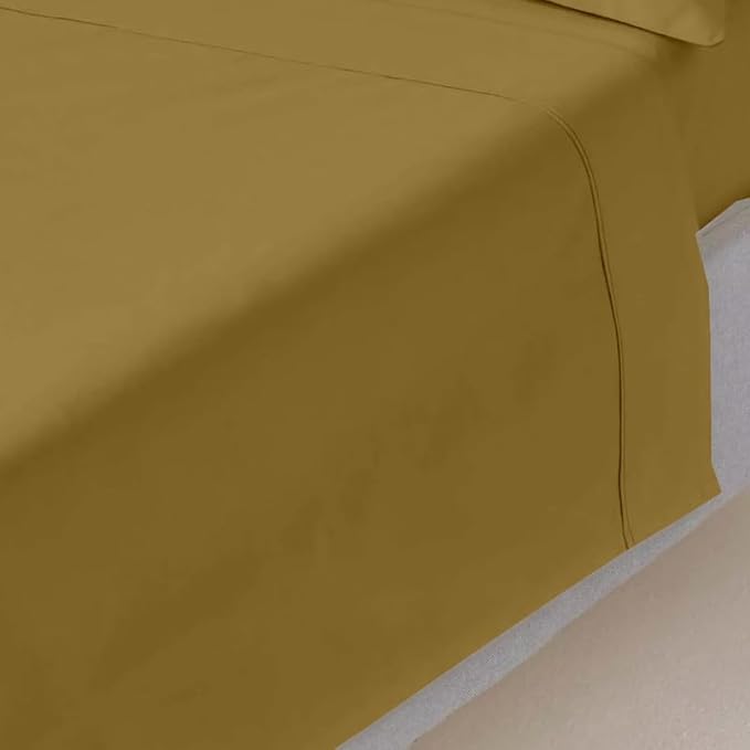 Mattress-Homes Short Queen 100% Egyptian Cotton Top Sheet 1Pcs, Cool & by MattressHomes