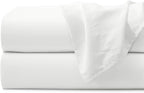 Microfiber Bedding Flat Sheet, Ultra Soft and Wrinkle, Stain Resistant Top Sheet by FLCA