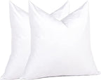 puredown® Euro Pillow Inserts 24 x 24, Feather Down Pillow Stuffer, and Cushion by Puredown