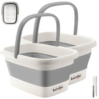 Collapsible Foot Bath Basin for Soaking Feet, Foot Soak Tub, Plastic Foot Bucket - Image 2