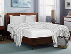 LINENWALAS 100% Rayon Derived from Bamboo Silk Pillow Cases Set of 2, Soft - Image 2