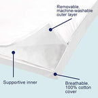 ACCURATEX Pillows King Size Set of 2, Hybrid Shredded Memory Foam Pillow - Image 5