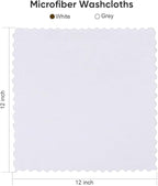 Orighty Washcloths 48 Pack, Ultra Soft Face Cloths 12 x 12 inch, Absorbent & - Image 7