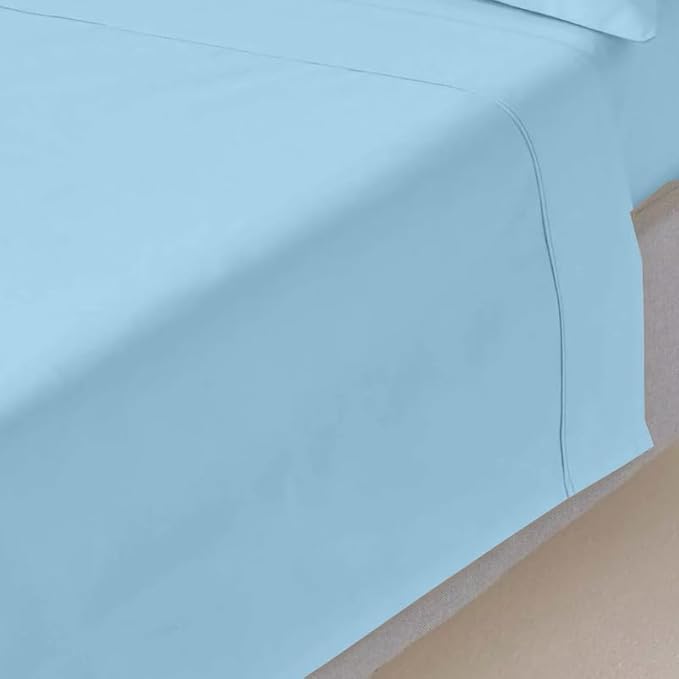 Mattress-Homes Twin-XL 100% Egyptian Cotton Top Sheet 1Pcs, Cool & Breathable by MattressHomes