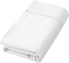 Cotton Flat Sheets Only, 600 TC 100% Cotton Flat Sheet Top Sheet Only, Full by ShunjieHome