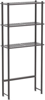 AmazerBath Bamboo Over The Toilet Storage Shelf, Over Toilet Bathroom Organizer - Image 5