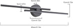 EDISLIVE Dimmable Modern LED Vanity Light Fixtures Bathroom Vanity Wall Lighting - Image 5