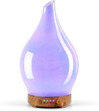 Porseme 150ml Essential Oil Diffuser Glass Color Changing Aroma Air Diffusers by Porseme