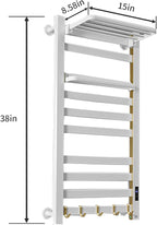 Heated Towel Rack for Bathroom Towel Warmer Racks Wall Mounted - Image 7