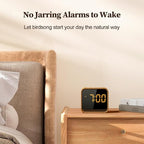 Housbay Wooden Sound Machine Alarm Clock - Image 3