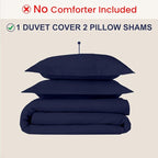 Kotton Culture 3 Pc 120"x120" Duvet Cover Set Super King Plus/Super Oversize - Image 2