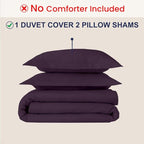 Kotton Culture 3 Pc 120" x 98" Duvet Cover Set Oversized King 100% Egyptian - Image 2