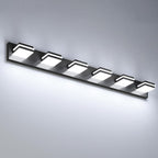 VOLISUN Modern Bathroom Vanity Light Fixtures, Matte Black LED Bathroom by VOLISUN