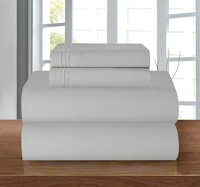Elegant Comfort Luxury 1500 Premium Hotel Quality Microfiber 4-Piece Sheet Set by ELEGANTCOMFORT