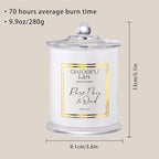 Chloefu LAN Rose Scented Candles, Oud Candle Gifts - Image 2