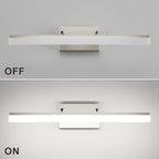 Aipsun 24 inch Modern Brushed Nickel Vanity Light Adjustable Bathroom Light - Image 8