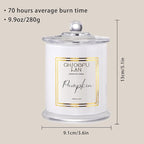 Chloefu LAN Pumpkin Candle, Fall Candles - Image 2