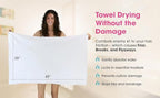 Hair RePear The Ultimate Hair Towel – Generous 29" x 45" Cotton Hair Towel - Image 6