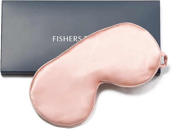 Fishers Finery 25 Momme Pure Mulberry Silk Sleep Eye Mask - Image 6