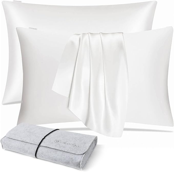 DISANGNI 100% Natural Mulberry Silk Pillow case by DISANGNI
