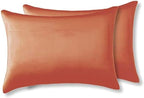 Silk Pillow Cases 2 Pack, 100% Mulberry Silk Pillowcase by Victivic