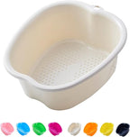 AXLOFO® Foot Soaking Bath Basin, Large Plastic Foot Soaking Tub, Feet Massage by AXLOFO