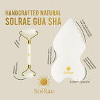 Gua Sha Bian Facial Stone With Jade Roller | Gua Sha Facial Tool Kit to Lift - Image 7