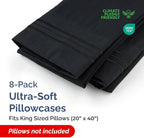 King Pillow Cases Set of 8 - Image 2