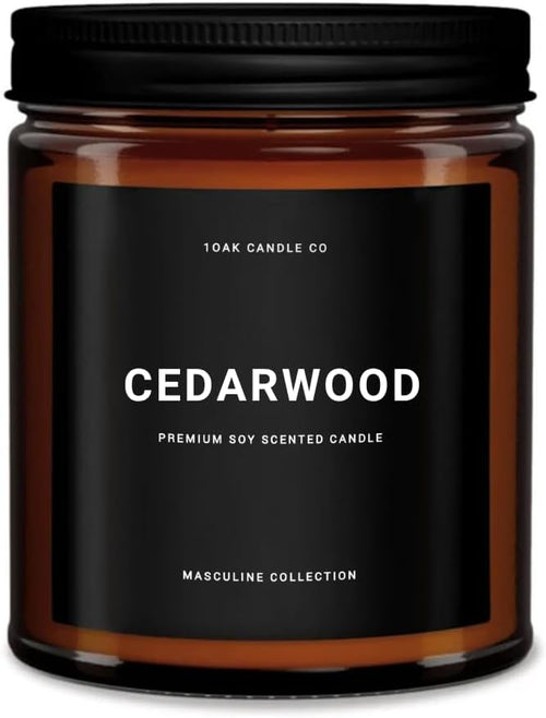 1OAK Cedarwood Candle by 1OAKCandleCo