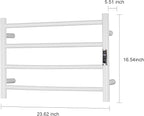 Heated Towel Racks for Bathroom, Wall Mounted Electric Towel Warmer Racks - Image 4
