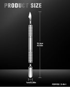 2025 Upgraded Dual Head Cuticle Pusher Remover Tool - Image 8