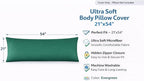 Evolive Ultra Soft Microfiber Body Pillow Cover/Pillowcases 21"x54" - Image 2