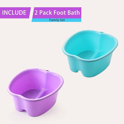 2 Pcs Foot Soaking Bath Basin - Image 2