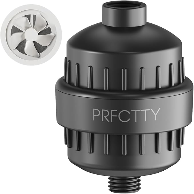 25-Stage Shower Filter prevents scale buildup, Revitalize Hair Skin Nails by CraftedtoPerfection